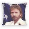 Federa Cuscino Martiale Chuck Norris The Expendables Antiacaro Cuscino con cerniera invisibile morbido corto Copricuscino per divano