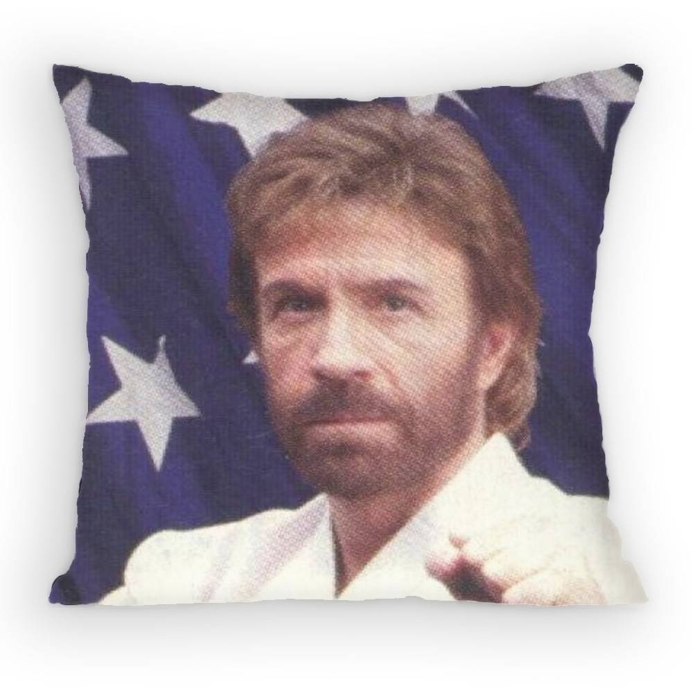 Federa Cuscino Martiale Chuck Norris The Expendables Antiacaro Cuscino con cerniera invisibile morbido corto Copricuscino per divano