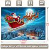 1Pcs Santa Claus Reindeer Snowy Town Decoration Background Winter Backdrop For Photo Studio Photo Booth Party