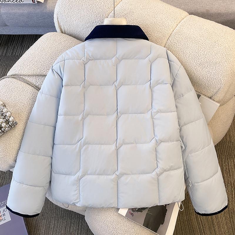 Jachete de Iarnă la Modă Femei Parkas Scurte Fermoar Groase Călduroase Casual Paltoane de Damă