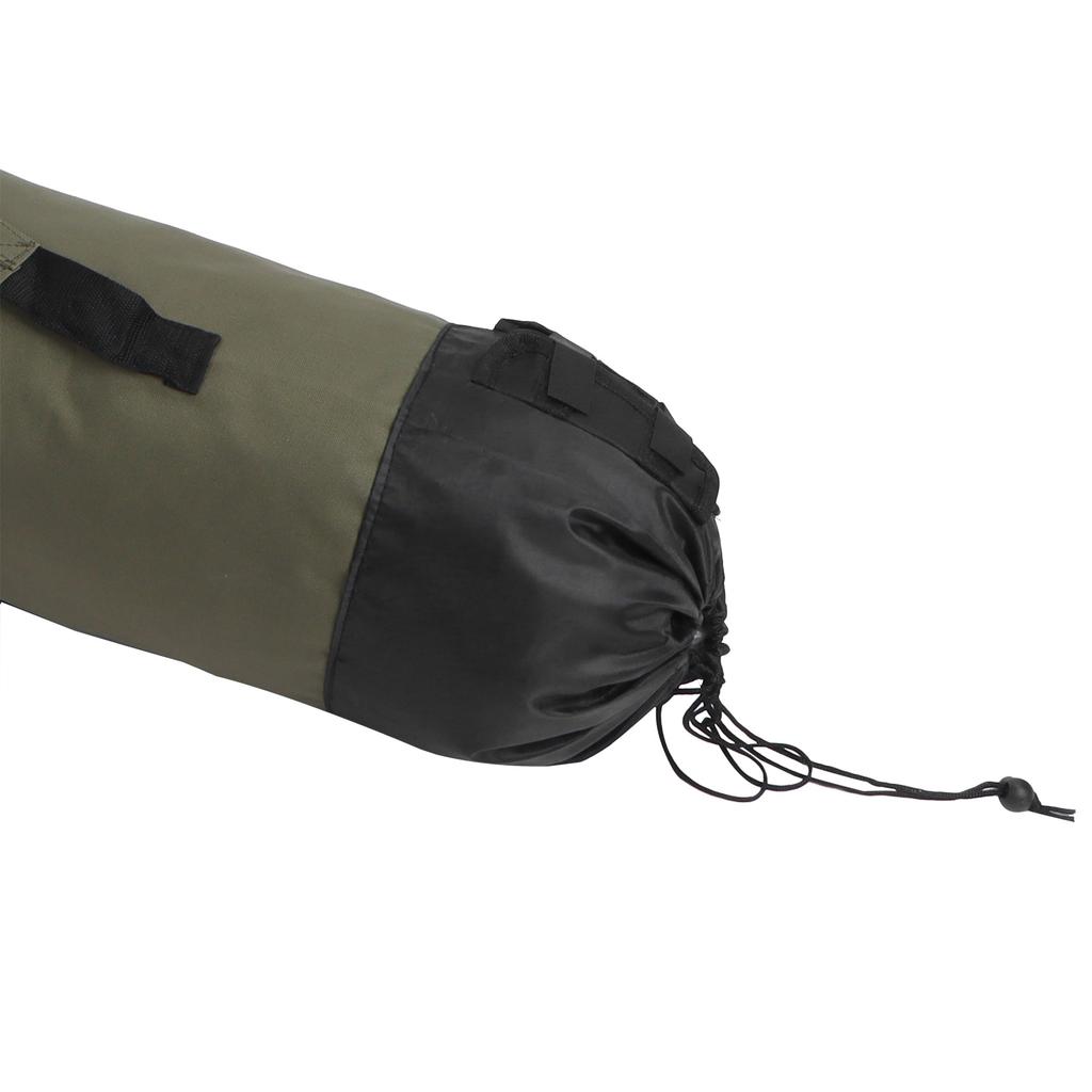 MultiPurpose Fishing Bag Folding Fishing Rod Pole Reel Lures Storage Case(Military Green )
