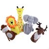 5 Stück Puppen, Kinder Plüschtier Handpuppen Set, Samt Geschichtenzeit Requisiten Puppen Kleinkinder