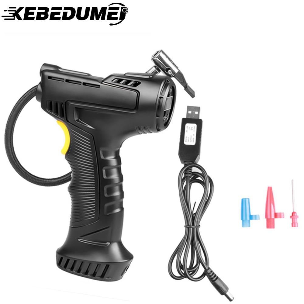 Car Air Pump 120W Car Inflation Pump Wireless/Wired Handheld Air Pump Compressor Smart Home Car Motorcycle Inflatable Pump