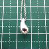 [Used] TIFFANY 925 Teardrop Pendant/Necklace/j69-10