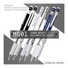 Auto Mechanical Pencil 0.5mm MS01-SP5-SV Drafting High-Function Sharp Easy-to-See Lines and Characters While Writing 3-Stage Taper Guide Pipe