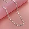 Fine 6MM Men Solid Copper Color Necklace Exquisite Noble Luxury Gorgeous Charm Fashion Wedding Chain Women Jewelry