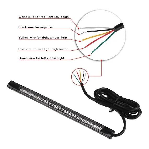 Universal Cafe Racer HD Directional Motorcycle Stop Led Strip