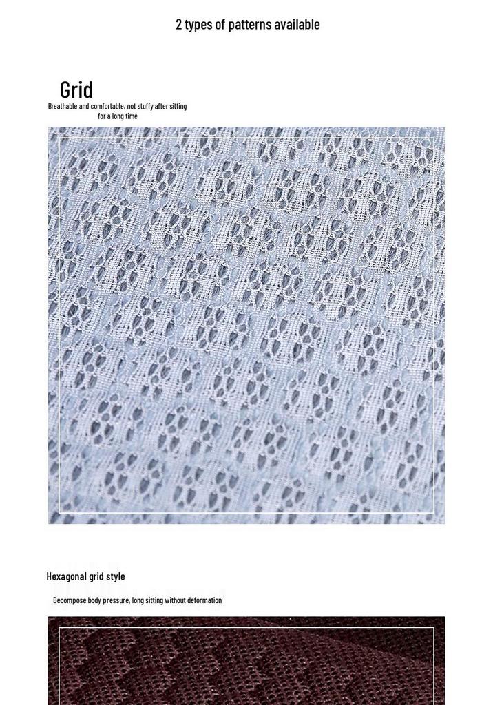 Gel Honeycomb Cooling Seat Cushion: Four Seasons Silicone Comfort Mat for Office or Car