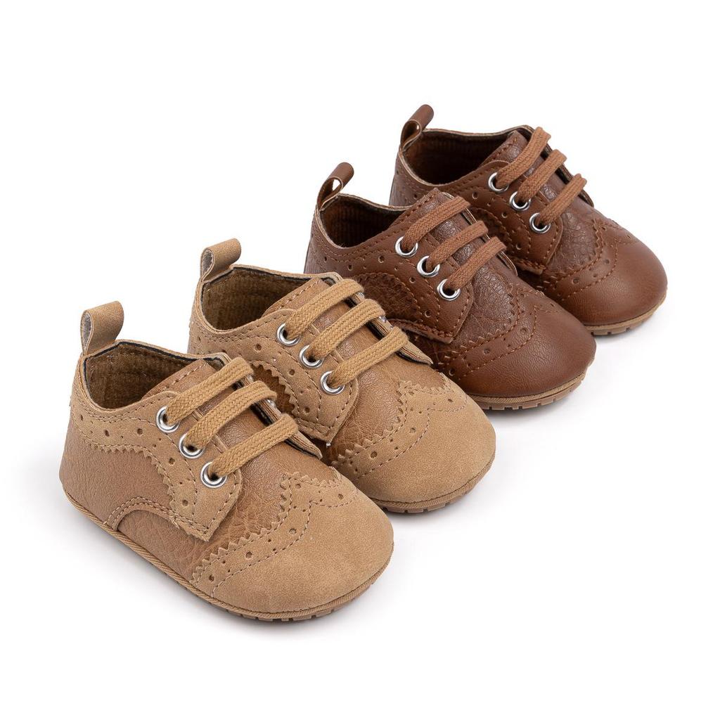 2025 Retro Oxford Soft Sole Baby Shoes for Boys (0-1 Year Old)