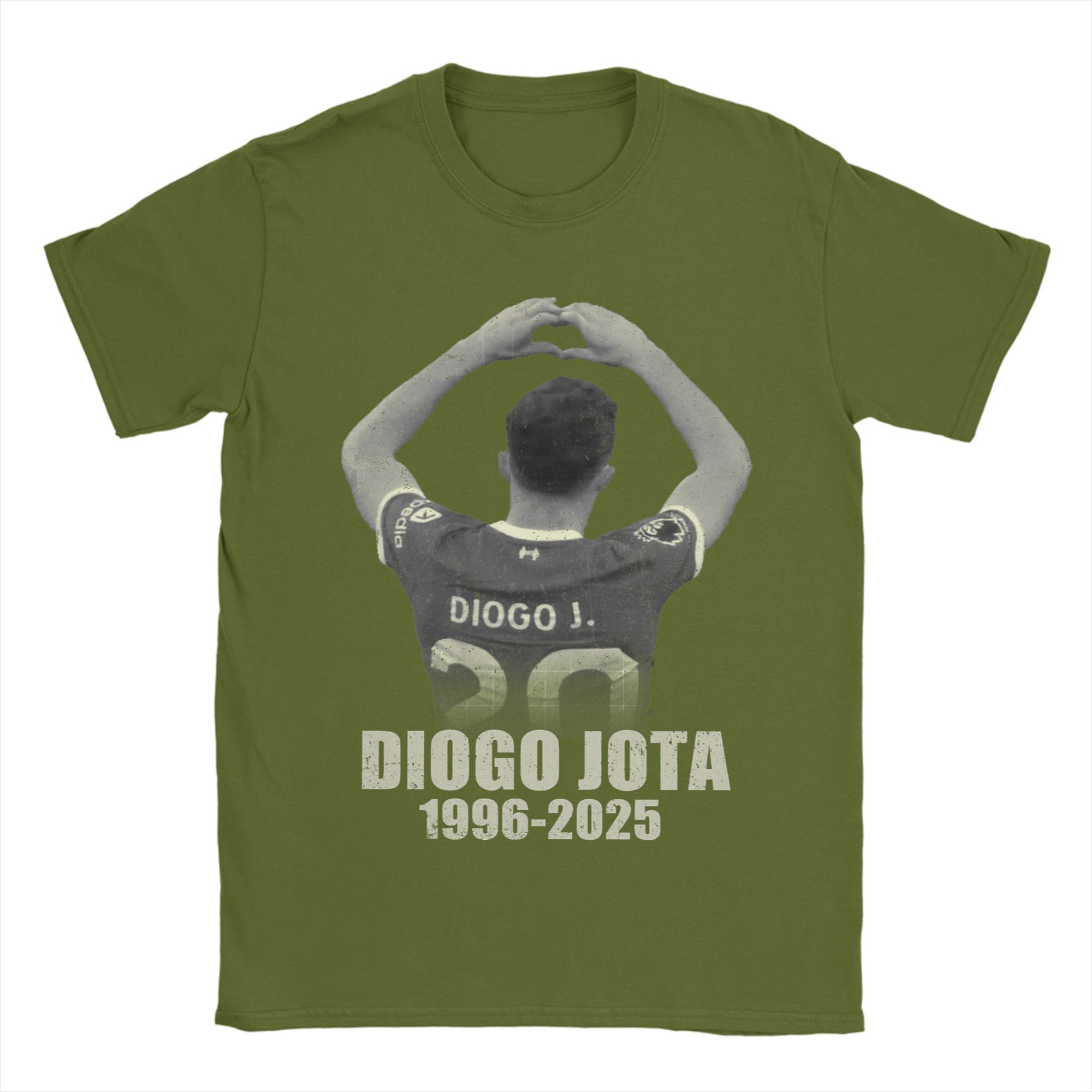 

Diogo Jota Soccor Player T-Shirt Men Vintage Pure Cotton T-Shirts Beach O Neck Fashion Tee Shirt Hot Sale Plus Size Clothes 4XL