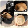 Air Fryer Paper Liners,Non-Stick Parchment Paper,Oil Resistant,Disposable Food Grade Free of Bleach Paper for  Air Fryer Baking