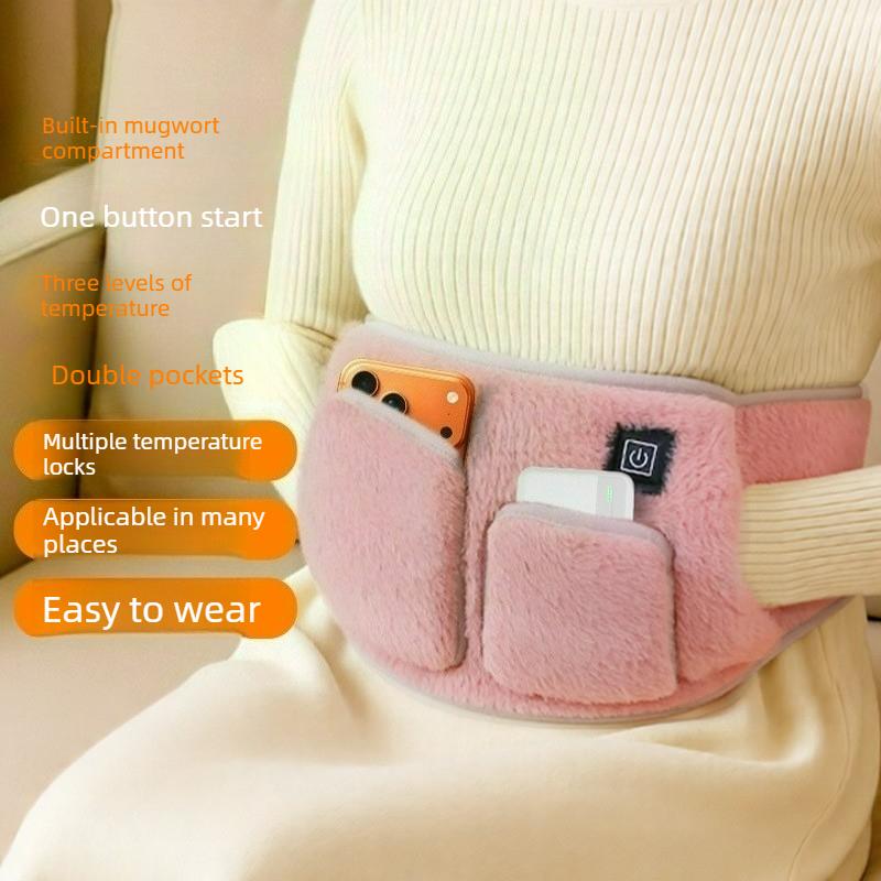 3 Levels Electric Graphene Heating Pad Cold-Proof Uterine Belt Cold-Proof Hand Waist Warming Pad USB Recharging Abdominal Warmer