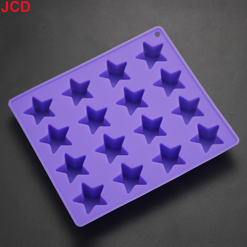 Silicone world 16 grid star ice grid Silicone Mold Ice Cube Tray DIY Chocolate Fondant Mould Pastry Jelly Cookies Baking Tools