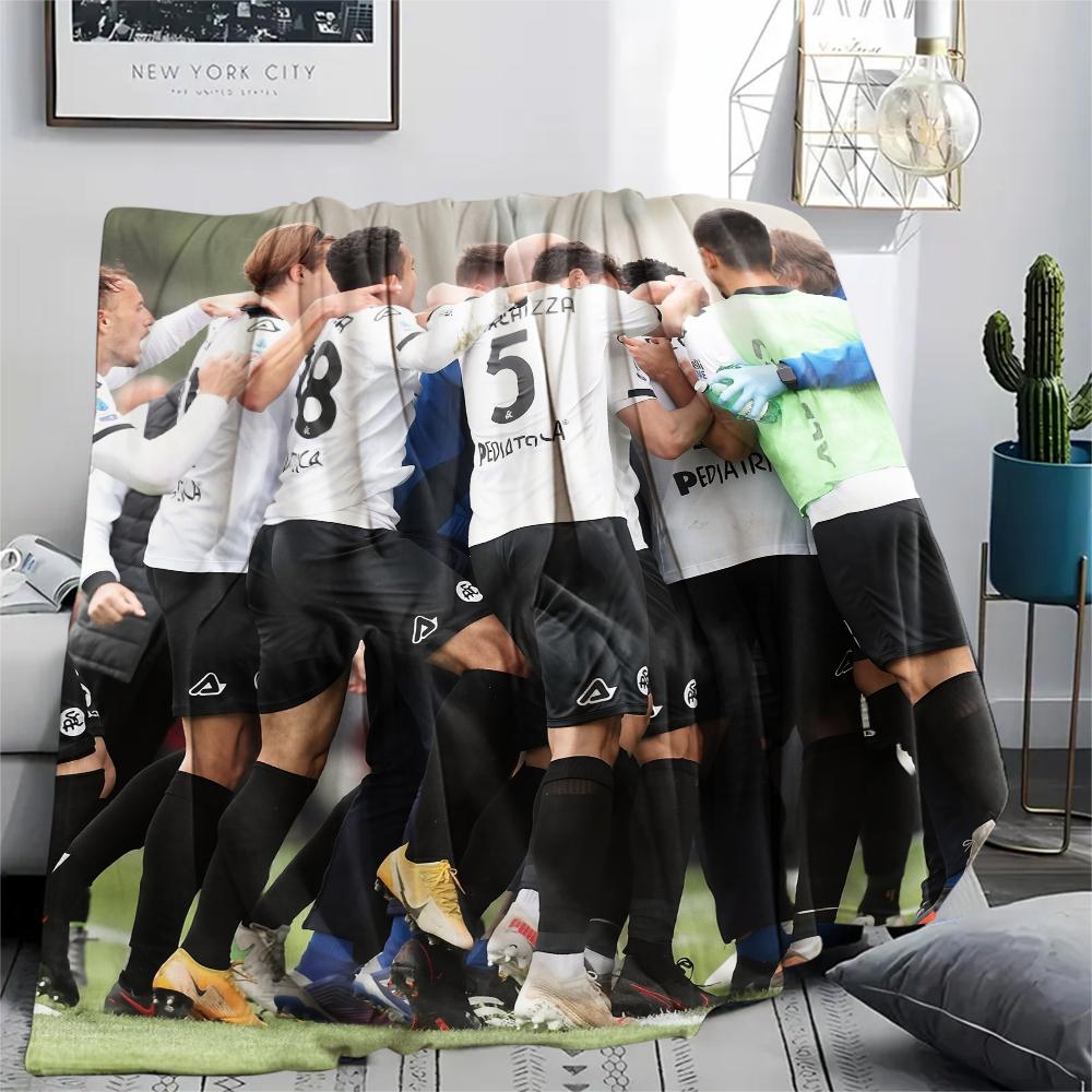 Spezia Calcio,pattern Flannel Blanket, High quality Comfortable for All Seasons, Home Decor, Warmth and Comfort, Perfect for Gifts.