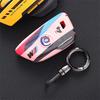 BAGH3 Car Sticker ABS Carbon Fiber Car Key Case Cover Shell For BMW 1 3 5 7 Series X1 X3 X4 X5 X6 G20 G30 F15 F16 G01 G02 G05 F10 F20 pklg3