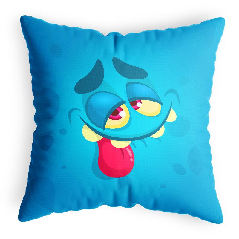 Circus Clown Cushion Cover Happy Kids Home Cartoon Cute Pillow Cover Car Restaurant Cushion Cover