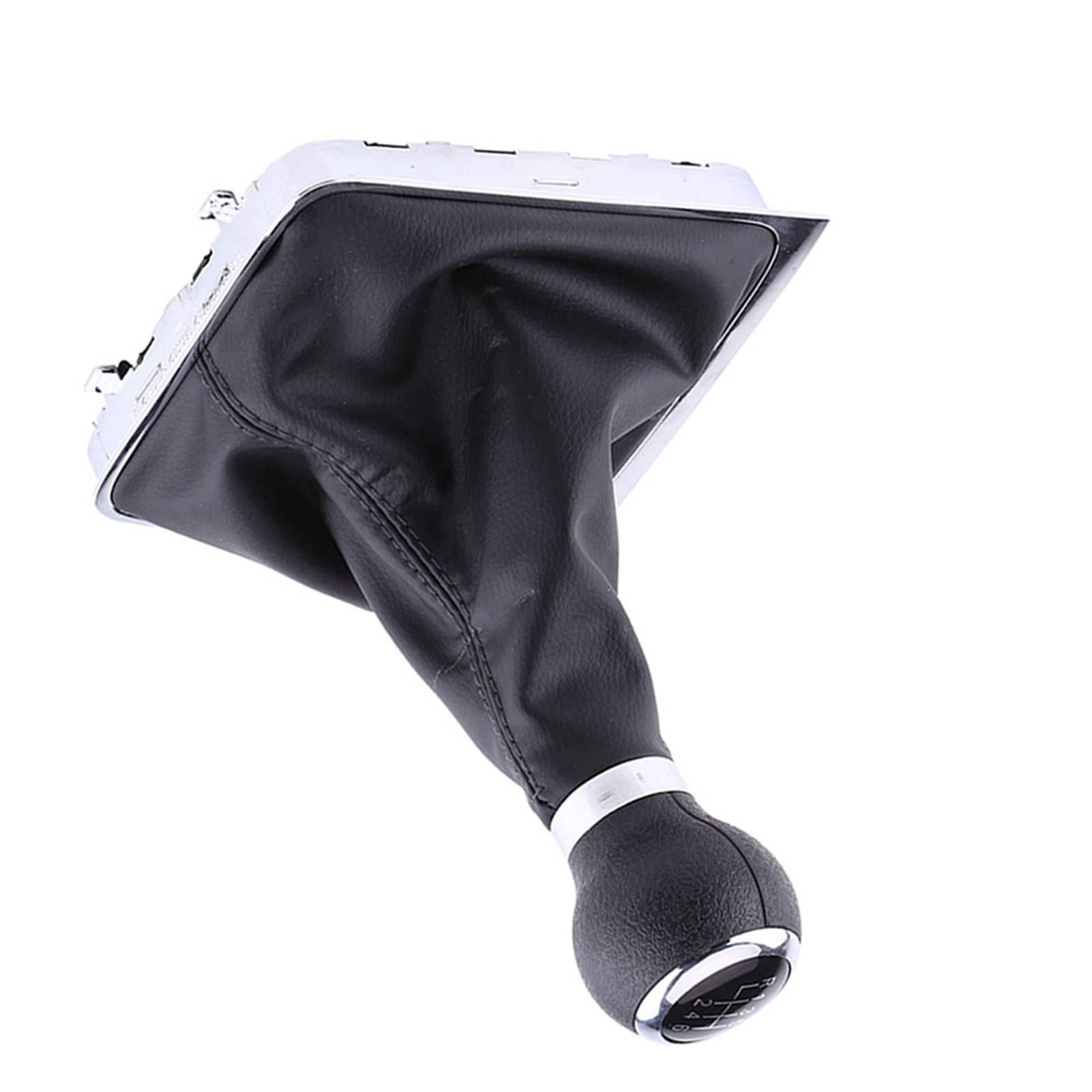 

6 Speed Car Gear Shift Knob Stick Gaiter Boot Frame Kit For Passat B6 2005 2012