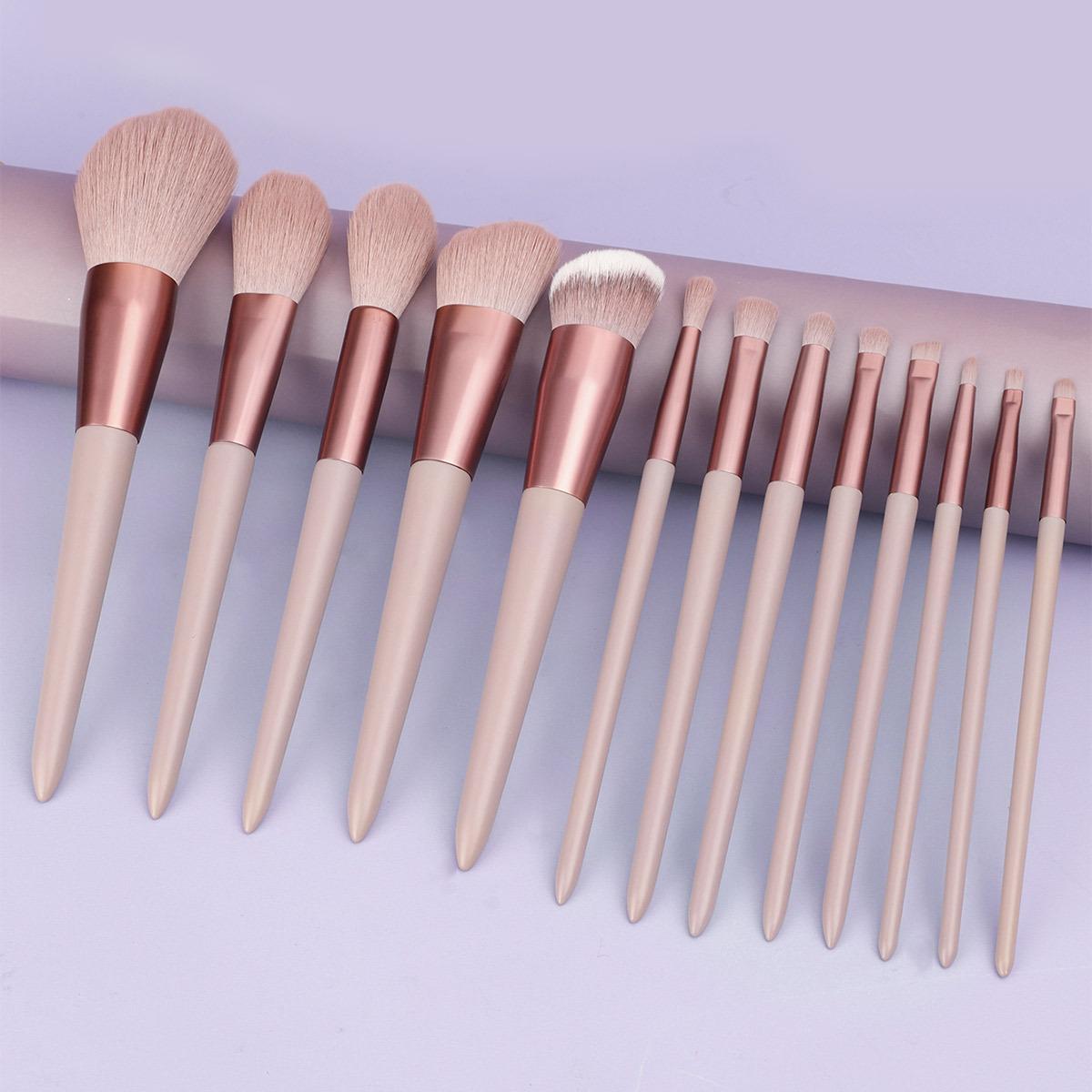 New 13 grandma gray lily of the valley makeup brush set Cangzhou super soft small grape series makeup tools