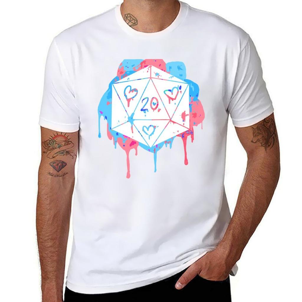 Stealth Trans D20 Print Tshirt Casual Breathable Short Sleeve Top