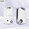 HOT TPU Car Flip Key Case Cover Fob for VW Volkswagen Golf 7 MK7 Tiguan MK2 for SEAT Ateca Leon FR 2 Ibiza for Skoda Octavia A7