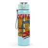 1PC Exciter Metal Band Retro Album Print 750ml Portable Sports Water Bottle Leakproof Travel Gym Drink Cup