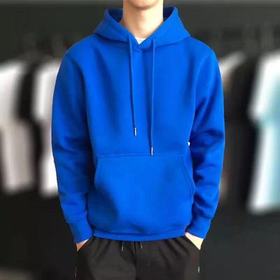 2023 Autumn/Winter Men's Solid Color Pullover Hoodie Sweatshirt