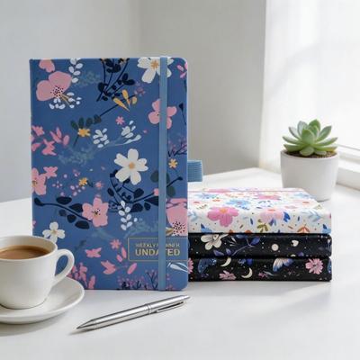 A5 Size Undated Academic Agenda High-Quality Paper Customizable Notebook  Personal Planning