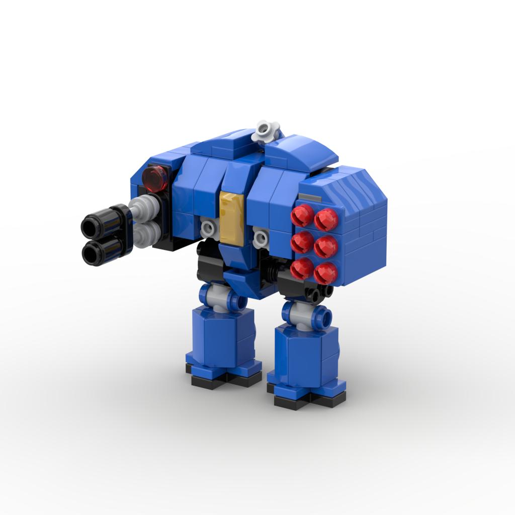 Buildmoc Kreativer Roboter Krieg Mech Spiel Mecha Roboter Hämmer Modellbausteine Spielzeug für Kinder Jungen Geburtstagsgeschenke