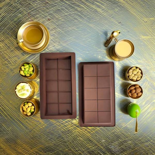 Silicone Mold For Dubai Chocolate Sweets Resistant To 230C