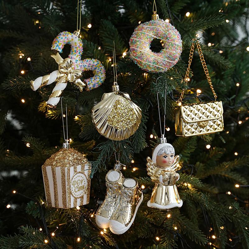 Christmas Tree Pendant Cartoon Pendant Ornament Christmas Decoration 2025 for Home Garden Yard Decor Christmas Liquidations
