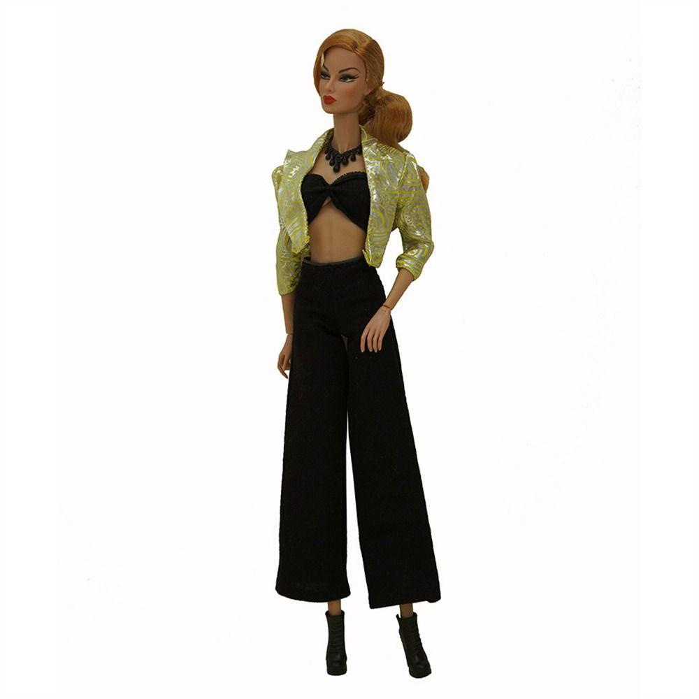 Office Lady Doll Outfits Casual Tops Doll Trousers Children Gift Doll Clothes  1/6 Dolls