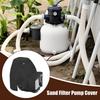 1pcs black Hot Tub Spa Water Heater Pump Cover Waterproof Hot Tub Pump Cover Outdoor Pool Parts Water Heater Pump Cover