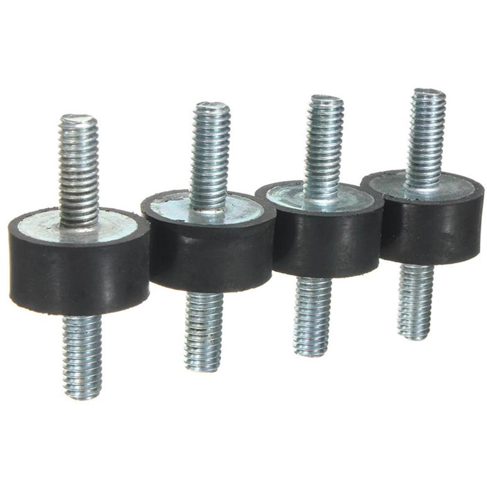 4 x Anti Vibration Rubber Bobbin Mounts 20mm D x 10mm Long M6 car boat kart P6A