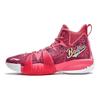 Li Ning Badfive 1 Badfive Antidérapant Amorti Résistant à l'abrasion Montantes Chaussures de Basketball Homme Rose ABFQ005-12