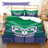 Biancheria da letto con motivo New Zealand Warriors, Set piumone Copripiumone Federa Regalo di Compleanno per la Casa (1 * copripiumino + 2 * federa, senza nucleo)