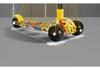 Colorful Folding Scooter with Flashing Music for 2-8 Year Olds - Durable Three-Wheeled Ride-On with Drop-Resistant Handlebar