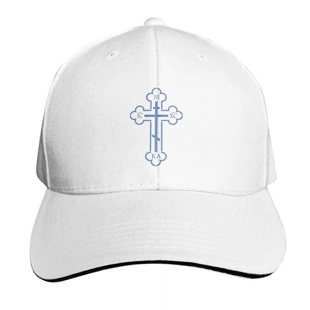 Russian Orthodox Cross Print Cap Fashion Casual Baseball Caps Adjustable Hat Hip Hop Summer Unisex Baseball Hats
