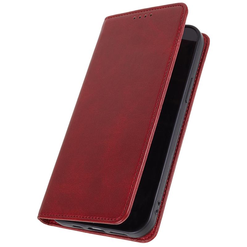 For Xiaomi 14T Pro Case Strong Magnetic PU Leather Phone Cover Calf Texture