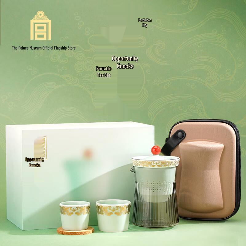 

Forbidden City Auspicious Portable Ceramic Tea Set