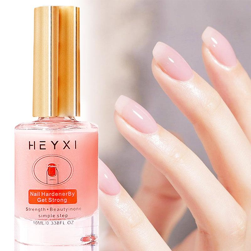 Natural Pink Nail Hardener Nail Art Decoration Nail Care Brightening Pink Natural Transparent Pink