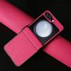 Hand Crafted Genuine Leather Case For Samsung Galaxy Z flip Phone Cover Galaxy Z Flip 3 flip4  Back Shell Coque Capa