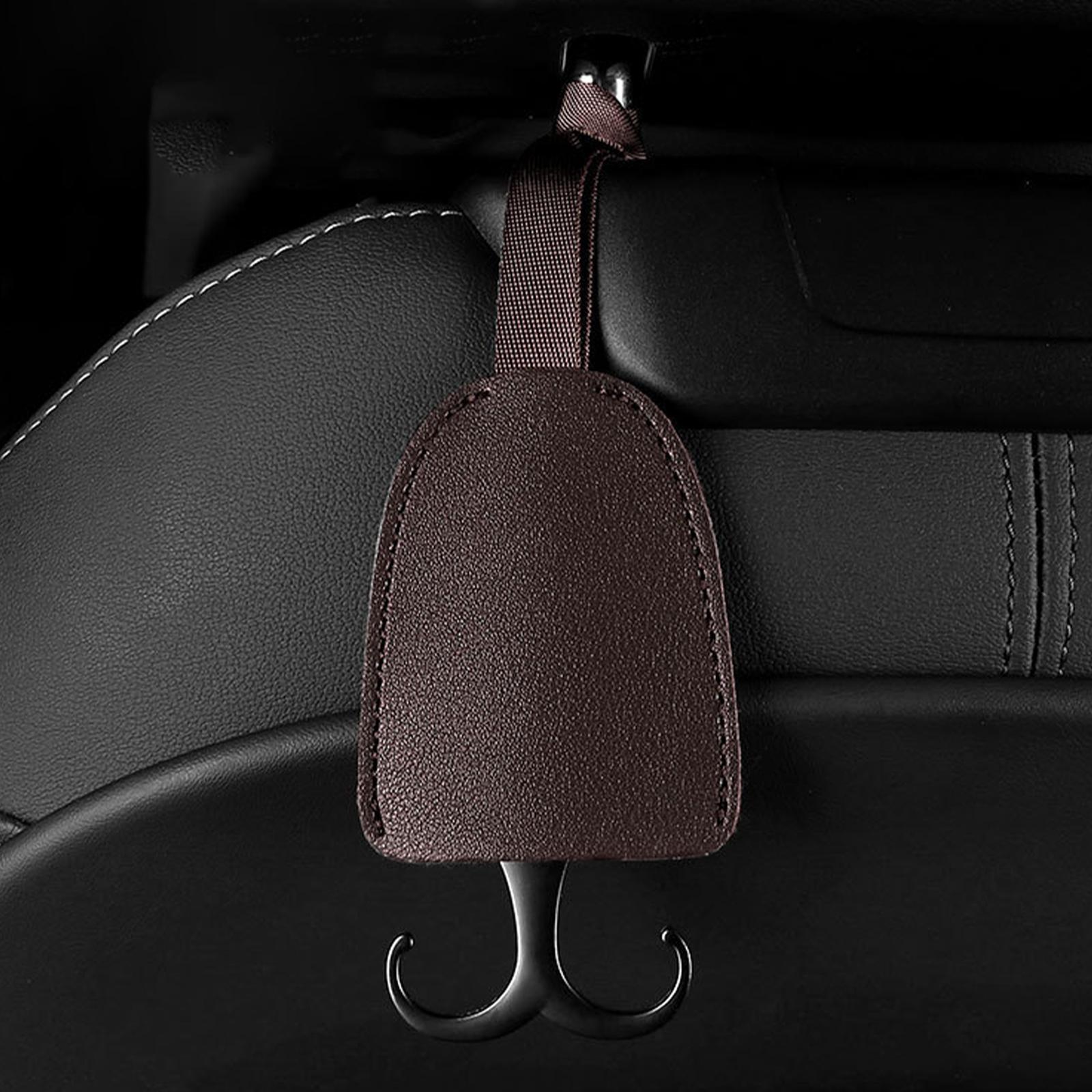 

Портативный многофункциональный крючок для подголовника автомобильного сиденья, многофункциональный крючок для вешалки на спинку сиденья, скрытый с автомобильным крючком темно-коричневого
