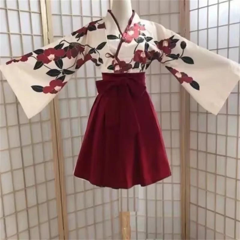 Kimono Ziedu Meitene Japāņu Ziedu Apdruka