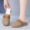 Lazy Slip-on Women's Spring and Summer Sandals, Closed-toe Slippers, Soft-soled Women's Shoes, Thick-soled Casual Shoes