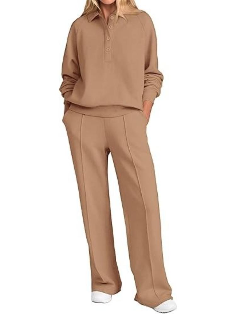 Women Long Sleeve Lounge Set In Multiple Colors