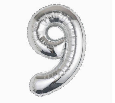 Number Balloons 32 Inch Foil for Birthday Party Decoration, Happy Birthday Photo Props 0-9