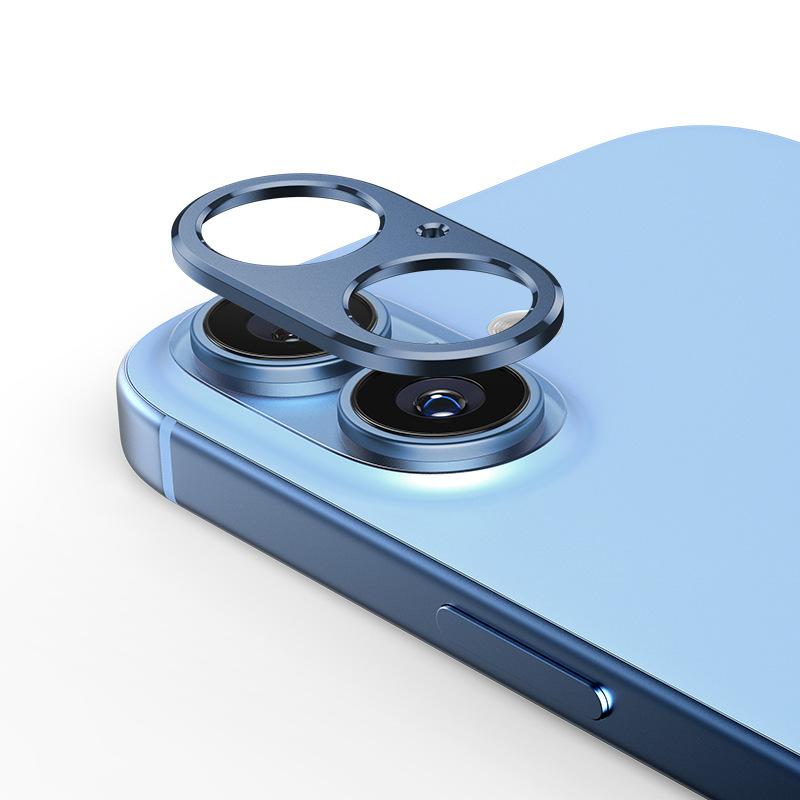 Do iPhone'a 16 Pro Max / 16 Plus Metalowy pierścień ochronny na obiektyw tylnego aparatu