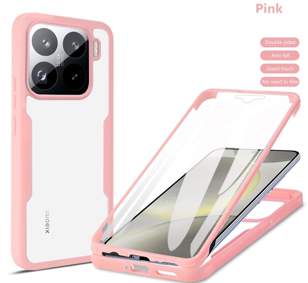 3IN1 360° Screen Protector Transparent HD Case For Xiaomi 15T Pro 14T POCO M7 4G M7 Pro 5G F7 Ultra X7 Pro 5G Phone Back Cover