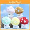 Porte-clés Champignon en Peluche Enchanteur Kawaii Jouet Doux Accessoire de Sac Lumineux et Coloré