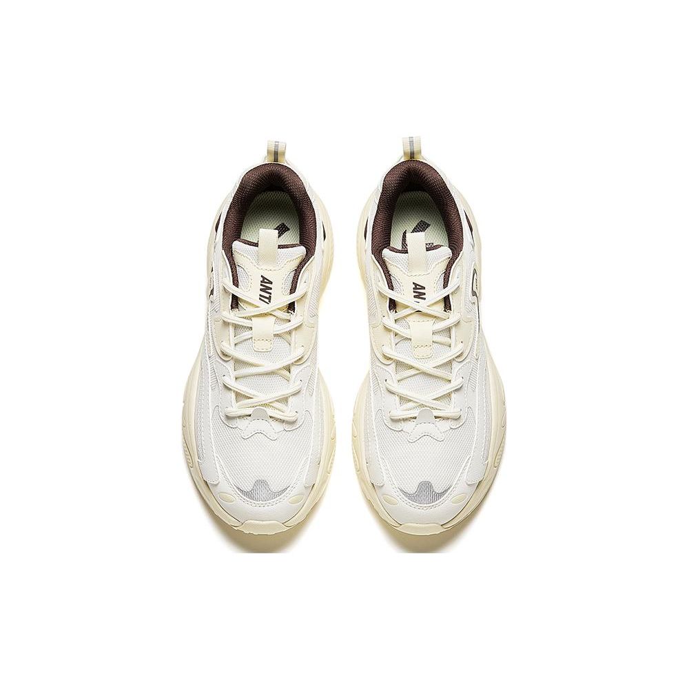 Anta Starlight Sports Waterproof Sweat-Absorbing Low-Top Dad Shoes Women Sneaker White 922348836-1